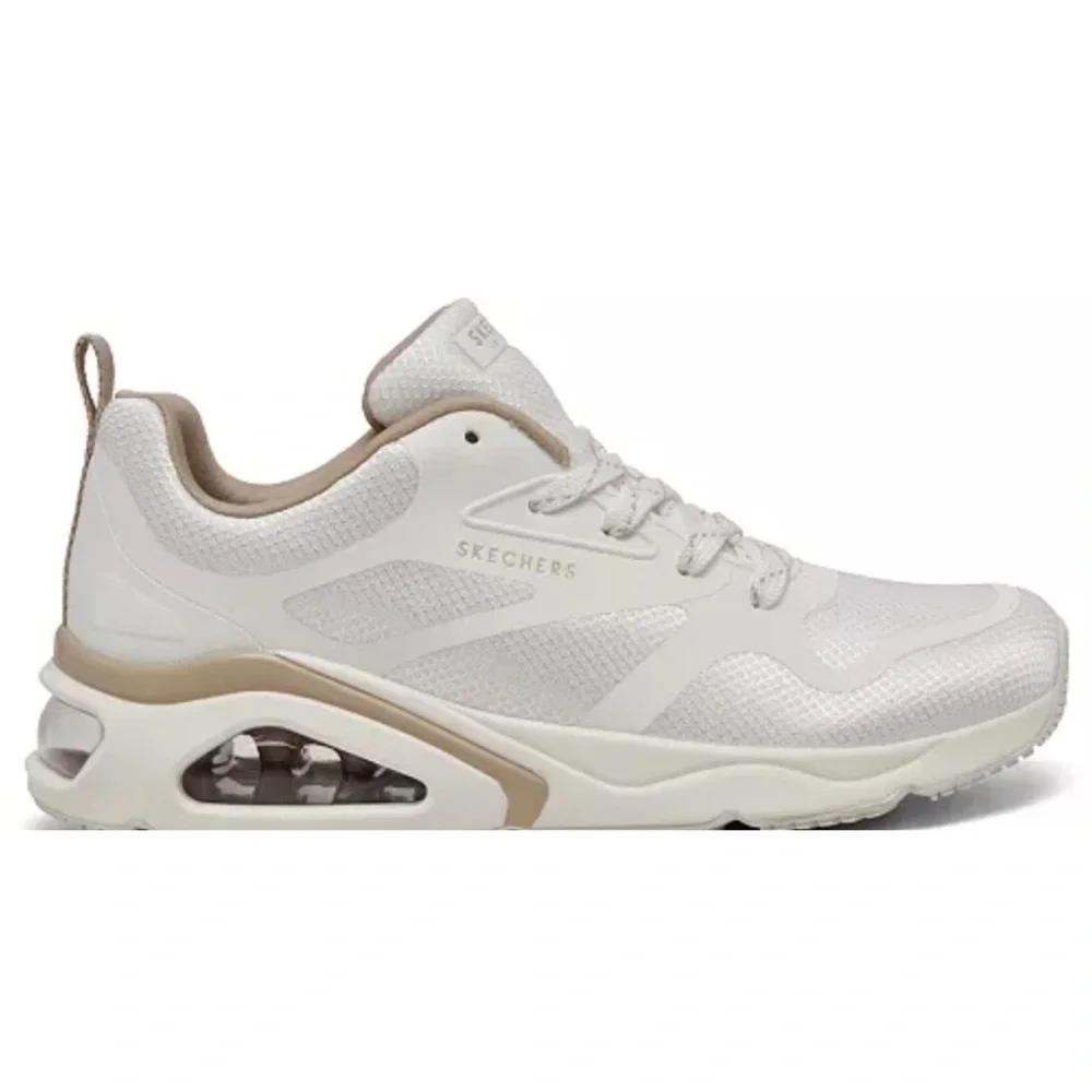 Skechers Street Women's Tres-Air Uno Modern Affair Casual Sneakers Sz 8‎ White